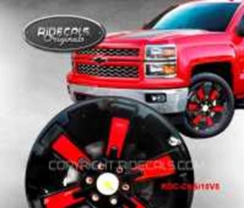 GMC Yukon 22" rim decals GmYu15(M)V5