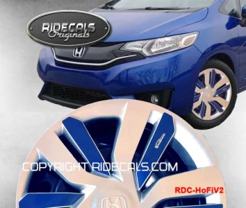 Honda Fit 15" rim decals HoFiV2