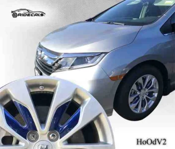 Honda Odyssey 18" rim decals HoOdV2
