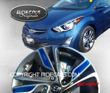 Hyundai Elantra 16" rim decals HyElV7