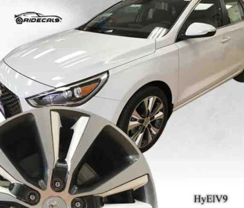 Hyundai Elantra 17" rim decals HyElV9