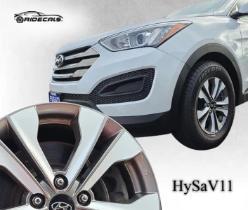 Hyundai Santa Fe 17" rim decals HySaV11