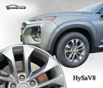 Hyundai Santa Fe 17" rim decals HySaV8