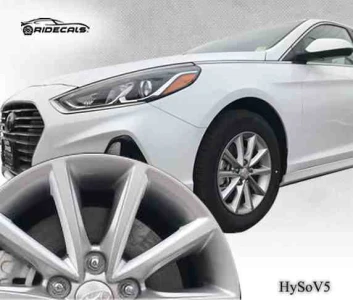 Hyundai Sonata 16" rim decals HySoV5