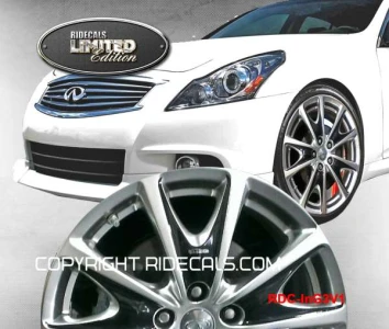 INFINITI G 18" rim decals InG3V1