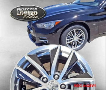 INFINITI Q50 17" rim decals InQ5V1