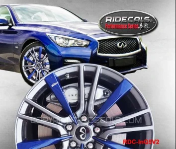 INFINITI Q50 19" rim decals InQ5V2