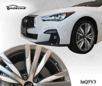 INFINITI Q50 19" rim decals InQ5V3