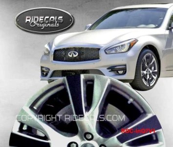 INFINITI Q70 20" rim decals InQ7V1