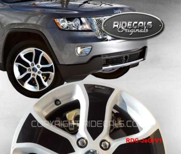 Jeep Grand Cherokee 18" rim decals JeGrV10