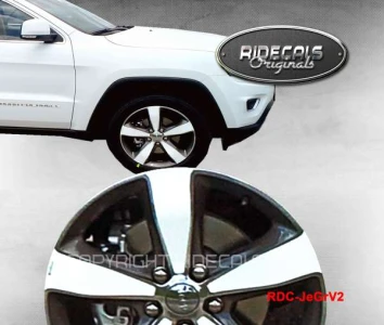 Jeep Grand Cherokee 20" rim decals JeGrV2