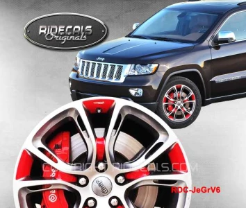 Jeep Grand Cherokee 20" rim decals JeGrV6