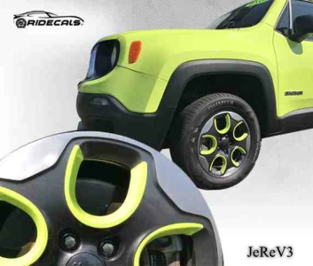 Jeep Renegade 16" rim decals JeReV3