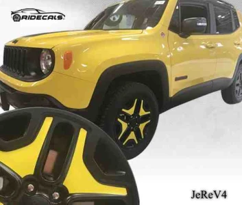 Jeep Renegade 17" rim decals JeReV4