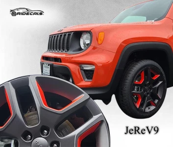 Jeep Renegade 19" rim decals JeReV9