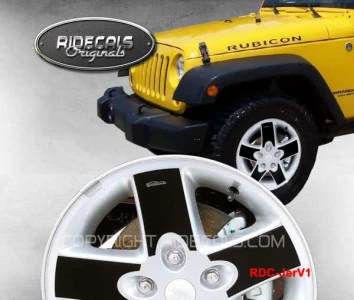 Jeep Wrangler 18" rim decals JeWrV11