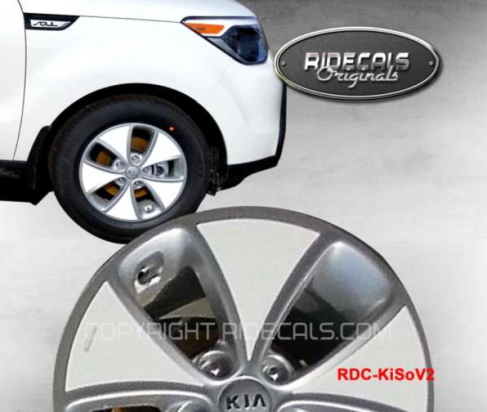 Kia Soul 16" rim decals - KiSoV2
