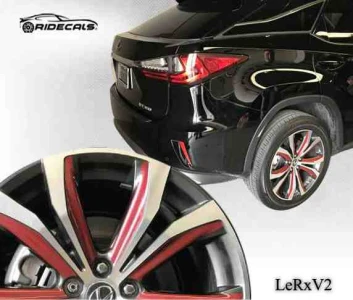 Lexus RX 20" rim decals LeRxV2