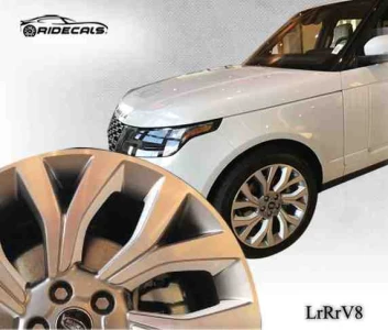 Land Rover Range Rover 21" rim decals LrRrV8