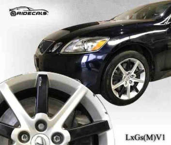 Lexus GS 300 17" rim decals LxGs(M)V1