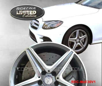 Mercedes-Benz E-Class 18" rim decals MeE30V1