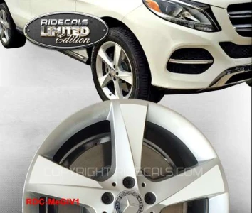 Mercedes-Benz GL 21" rim decals MeGlV1