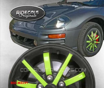 Mitsubishi Eclipse 16" rim decals MiEcV1