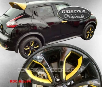 Nissan JUKE 17" rim decals NiJuV4