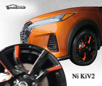 Nissan Kicks 17" rim decals NiKiV2