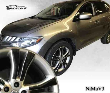 Nissan Murano 20" rim decals NiMuV3