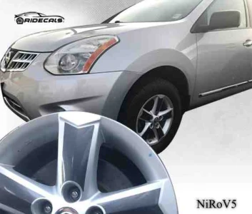 Nissan Rogue 16" rim decals NiRoV5