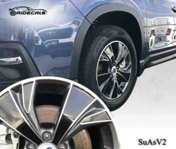 Subaru Ascent 18" rim decals SuAsV2