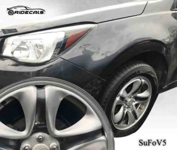 Subaru Forester 17" rim decals SuFoV5