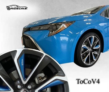 Toyota Corolla 18" rim decals ToCoV4