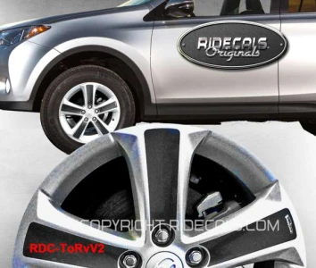 Toyota RAV4 17" rim decals ToRvV2