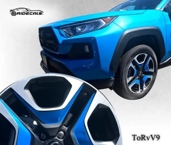 Toyota RAV4 19" rim decals ToRvV9