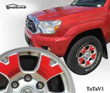 Toyota Tacoma 16" rim decals ToTaV1