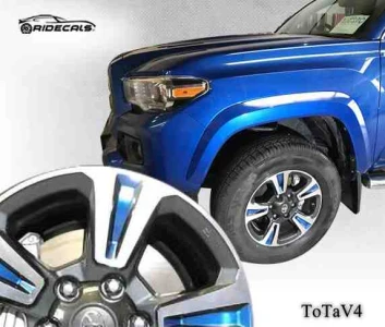 Toyota Tacoma 17" rim decals ToTaV4