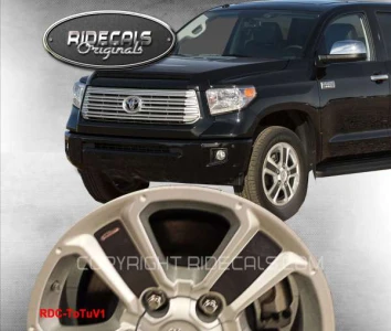 Toyota Tundra 18" rim decals ToTu(M)V1