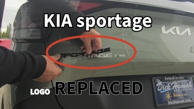 KIA Sportage Logo REPLACED