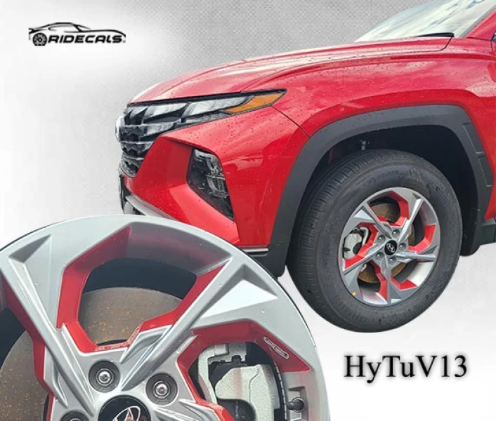 HYUNDAI Tucson 17" rim decals HyTuV13