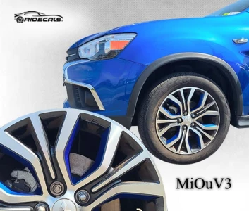 Mitsubishi Outlander 18" rim decals MiOuV3